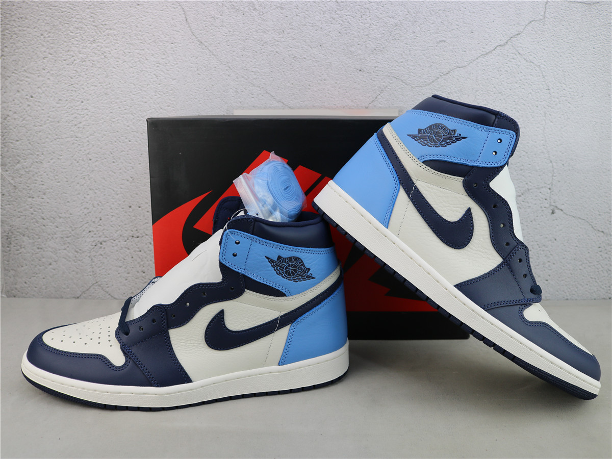 OG Batch Air Jordan 1 Retro High Obsidian UNC 555088-140